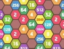 2048 Hexa Merge Block