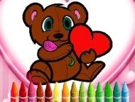 Animals Valentine Colori...